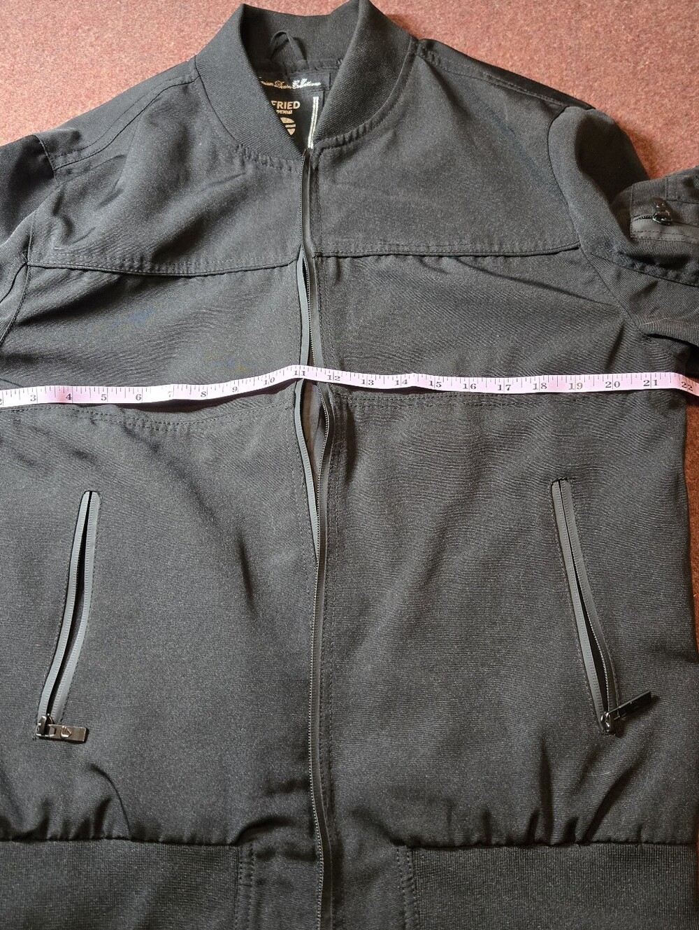 Fried Denim 2015 NYC Bomber Jacket Premium Collection Black Size Large - Picture 6 of 9